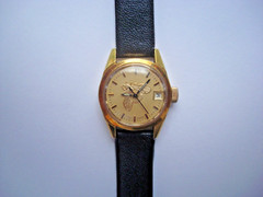 Tissot Lady’s Watch 17j. Manual Wind up Butterfly Dial Date Quick Set Rare Runs