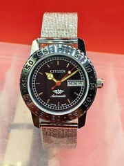 Automatic 8200 21Jewels Restored White Dial Black Day/Date Mens Watch Vintage 5