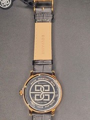 Bolvaint Tempus Noir Rose Gold Men’s Watch Black Dial Leather Quartz Date