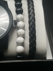 INC International Concepts Men’s Black-Tone Bracelet Watch 45mm 3-Pc NIB – JLY02