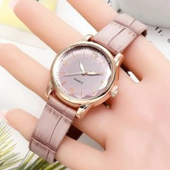 Watch for Ladies Women Girls Leather Strap Fashion Wristwatch Gift