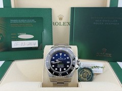 2024 Rolex Sea Dweller Deepsea 136660 Blue Dial James Cameron Steel Box Paper