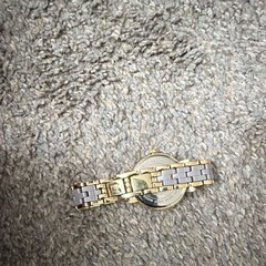 Anne Klein Quartz Women’s Dress Watch Two-Tone Gold/White Bracelet