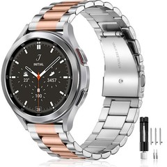 Lerobo Band for Samsung Galaxy Watch 7 6 5 4 Classic 40mm 44mm Steel