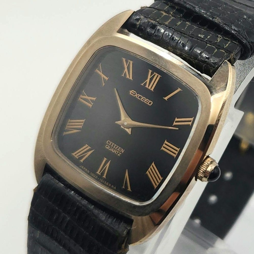 Citizen Exceed 4-101260 Quartz Square Roman Watch