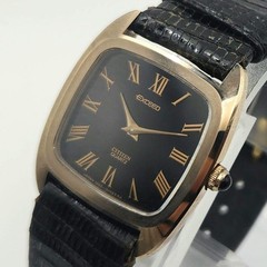Citizen Exceed 4-101260 Quartz Square Roman Watch