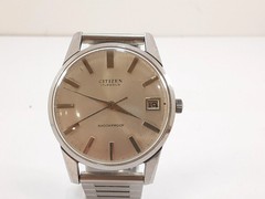 Citizen Homer Date Watch SS Silver 17J Manual Winding #S71714