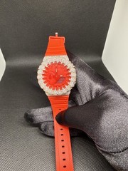 VVS Moissanite G Shock Original Watch Rubber Band Red