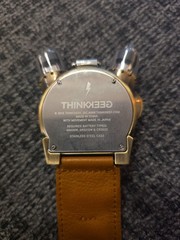 Steampunk Tesla Analog Watch With Metal Findings And Leather Strap