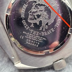 MISSING BAND Diesel Y2K watch DZ 4072 STANLESS STEEL