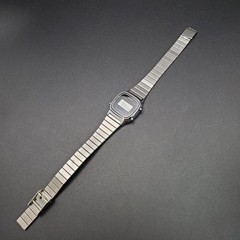 Casio LA670W Digital Quartz Watch Silver Pre-Owned