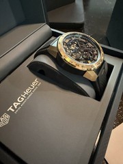 TAG Heuer Carrera Heuer 01 Auto Chronograph Skeleton 45mm Box Papers