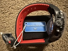 TechnoMarine UF6 Swiss Z60 Caliber Men’s Watch – 48mm, Black, Red (TM-616002)