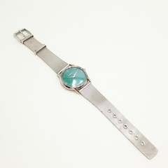 Vintage Fossil Mood Watch Unisex 31mm Watch Stainless Mesh JR-7704 w New Battery