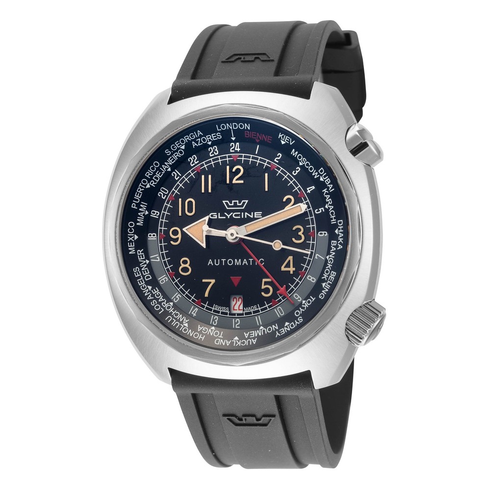 Glycine Men’s Airman SST GMT 43mm Automatic Watch GL0312