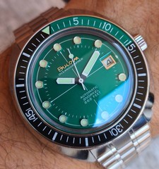 Bulova Snorkel Ref. 96B322 Green Automatic Oceanographer “Devil Diver”