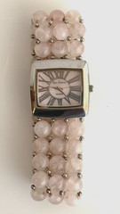 Gem Essence AMETHYST and ROSE QUARTZ gemstone watches