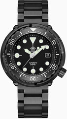 Men’s 44.5MM Automatic Dive Watch – 300M Waterproof, Luminescent Dial