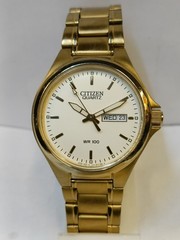 VINTAGE CITIZEN QUARTZ CREAM DIAL JAPAN MEN’S WORKING CONDITION