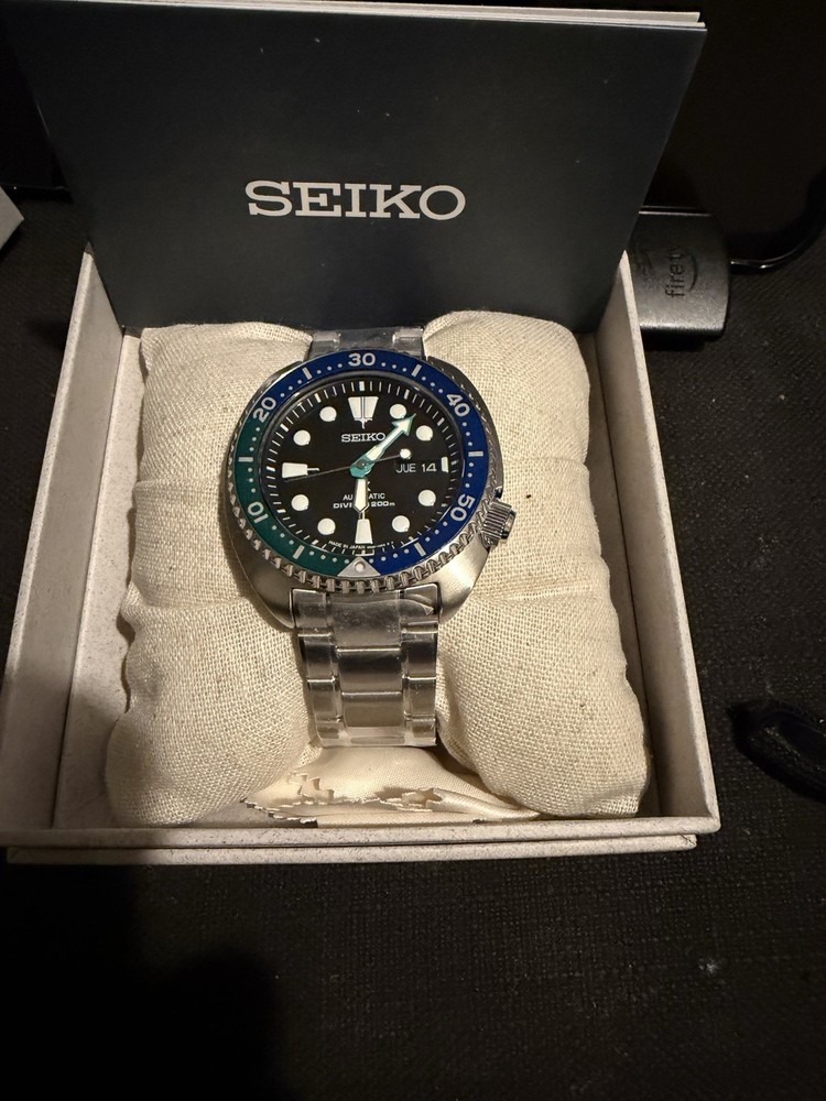 Seiko Prospex Automatic Tropical Lagoon Special Edition Turtle Watch SRPJ35