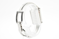 Vintage [N MINT] GUCCI 1500L Silver Dial 12mm Qz Bangle Ladies Watch JAPAN