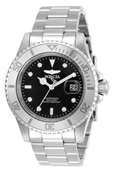 Invicta Men’s 34022 Pro Diver Quartz 3 Hand Black Dial Watch