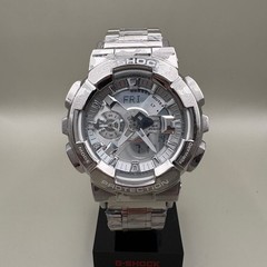 Excellent condition new battery CASIO G SHOCK GA 110SCM Camouflage Silver
