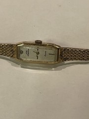 The Jules Jurgensen vintage womans Slim Gold Watch 11mm model 4642