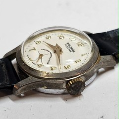 vtg woldman electra watch lifetime mainspring swiss made – Untested- S121- READ