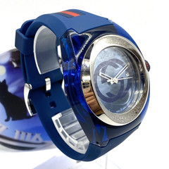 GUCCI Sync 137.1 Blue Dial Rubber Band Men’s Quartz Watch