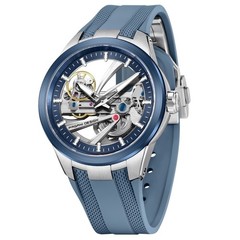 Men Automatic Mechanical Watch 42mm Skeleton Dial 100M Waterproof Sapphire Glass