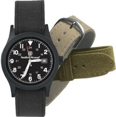 Smith & Wesson 30 m Water Resistant Military Watch Black