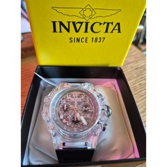 Invicta Racing Vaulthan Men’s Watch 44mm Clear Black