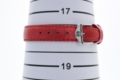 [Exc+5] Gucci 6300L Horsebit White Dial Silver Red Quartz Women’s Watch JAPAN