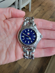 TAG Heuer WG111A.BA0423 Mens SEL Series Professional Quartz Watch Blue Silver