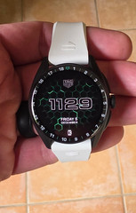 TAG Heuer SBR8080.EB0284 Calibre E4 Connected Golf Watch Black White Rubber 42mm