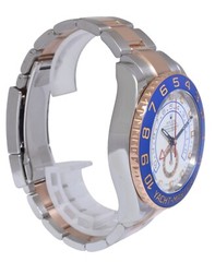 Rolex Yacht-Master II 18k Rose Gold/Steel White Dial Mens 44mm Watch 116681