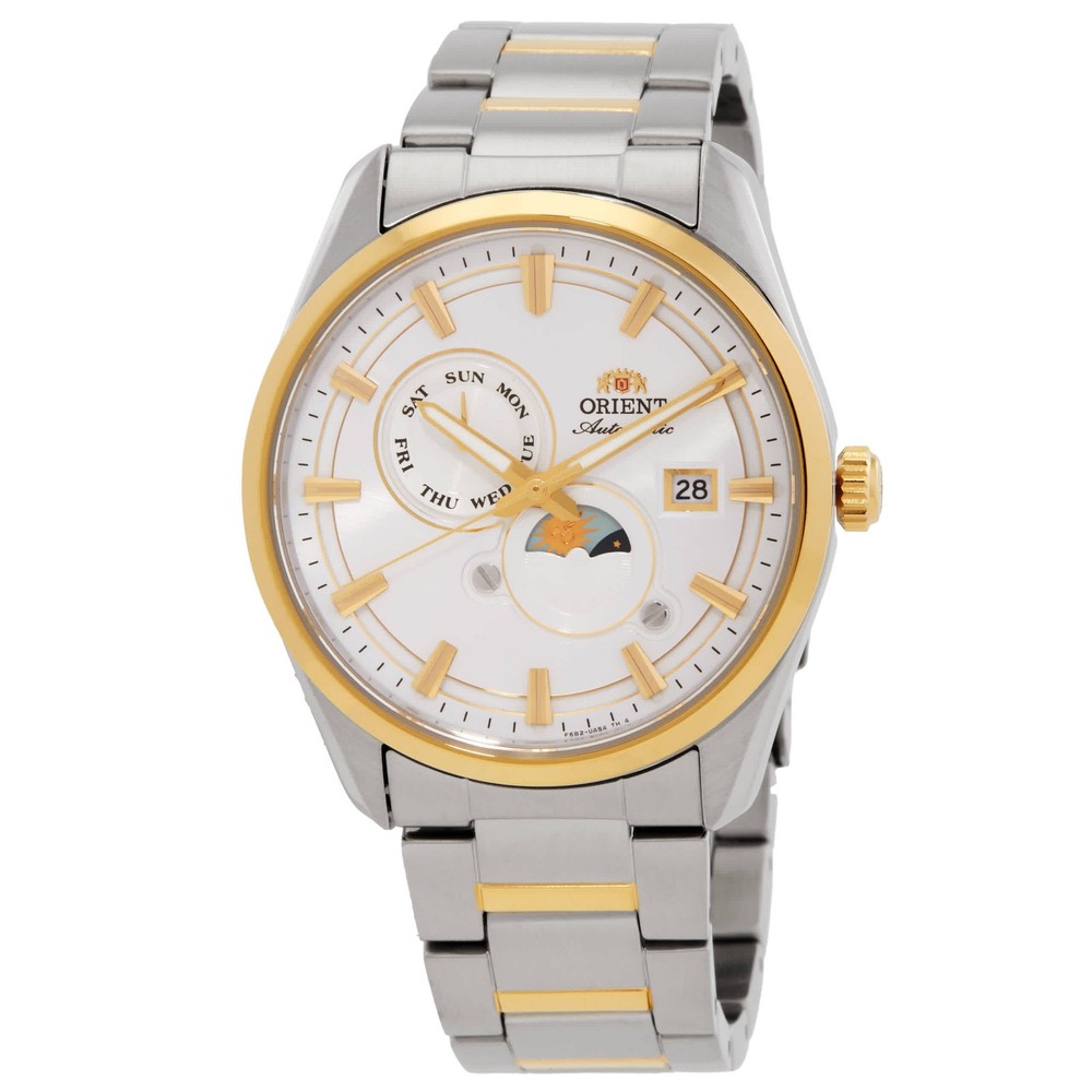 Orient Contemporary Stretto Day-Night Automatic White Dial Men’s Watch