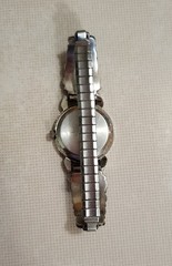 Sterling Southwest Wrist Watch with Sterling Silver and Onyx Band Tips