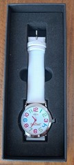 Crayo Unisex Watch White/Chrome CRADD005 NEW IN BOX Japan Movement