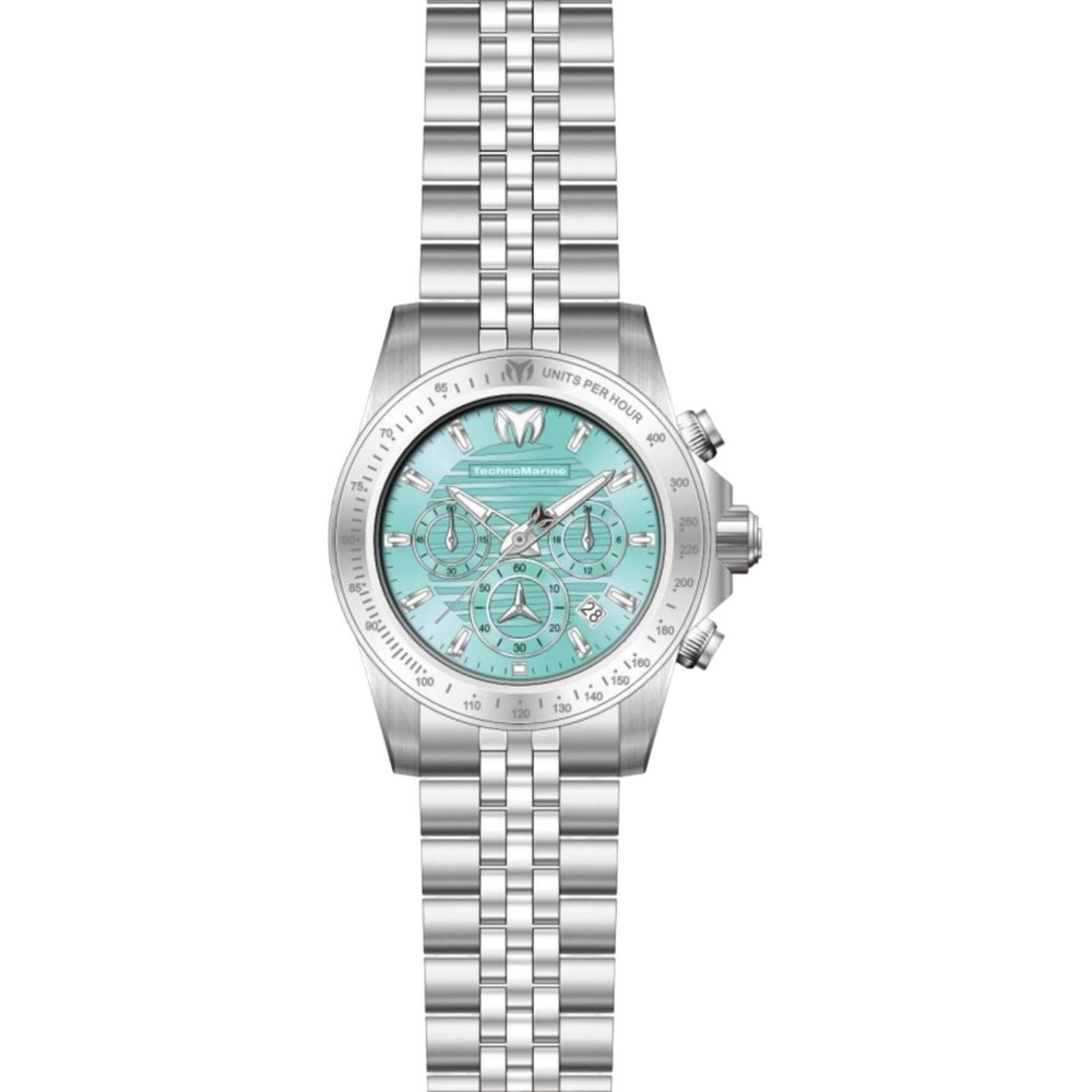 Technomarine Men’s Watch Manta Ray Light Blue Dial Silver Bracelet TM-225011