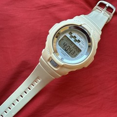 Casio Baby-G BG-1001PP EL Dog French Bulldog Quartz 38mm Resin Band Vintage