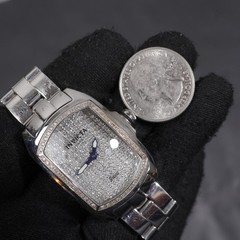 invicta 200+ faceted diamond pave iced lupah watch 2823 29mm 100m new battery