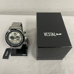 Vestal Adult Men’s ZR3 Chronograph Watch Brushed Silver/Silver ZR3015