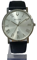 96B312 BULOVA CLASSIC AMERICAN CLIPPER LEATHER STRAP MEN’S WATCH M-290