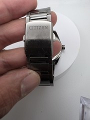 J800-S119251 CITIZEN ECO-DRIVE GRAY DIAL QUARTZ WATCH FOR MEN C5-74