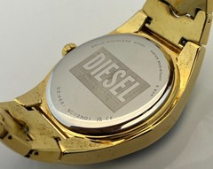 Men’s Diesel Mercurial Date Quartz Gold Dial Perfect Condition Wristwatch
