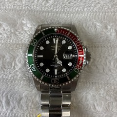 Invicta Men’s Watch Pro Diver Red and Green Black Dial 44706 Stainless Steel
