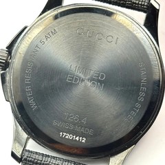 GUCCI G-Timeless Ghost YA1264018 126.4 Quartz Men’s Watch 3.8cm Wrist 17.5cm