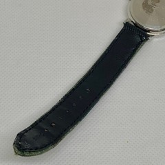 Vintage Milan II women/girls quartz analog wrist watch silver tone 28mm running